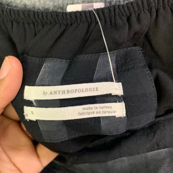 NEW $148 By Anthropologie Small  Marla Flounced Puff‎ Sleeve Mini Babydoll Dress - Picture 7 of 15